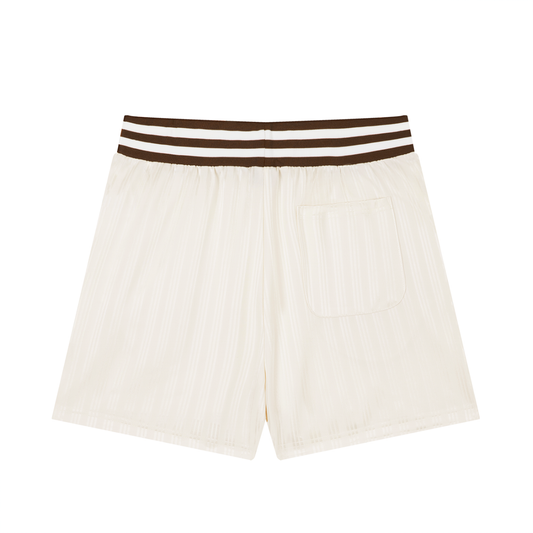 Cream Basketball Shorts