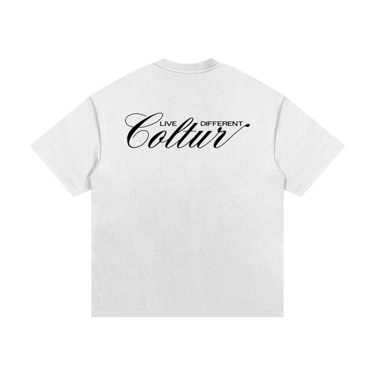 White Oversized Tee