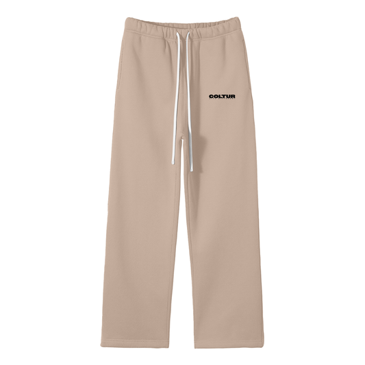 Coltur Straight Leg Tan Sweatpants